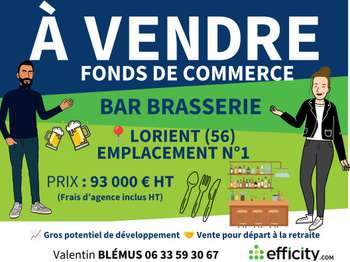 Vente Bureaux et commerces 42 m&sup2;Lorient Nouvelle Ville