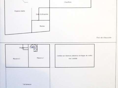 Bureaux et commerces 4 pièces