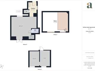 Bureaux et commerces 3 pièces