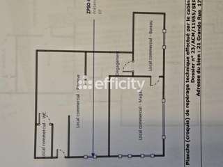 Bureaux et commerces 3 pièces