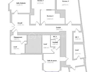 Bureaux et commerces 7 pièces