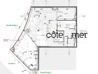 Bureaux et commerces 3 pièces