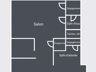 Bureaux et commerces 4 pièces