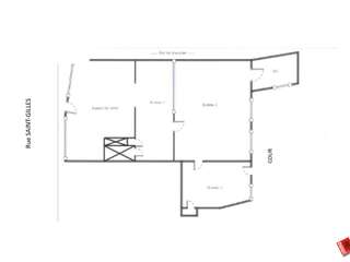 Bureaux et commerces 4 pièces