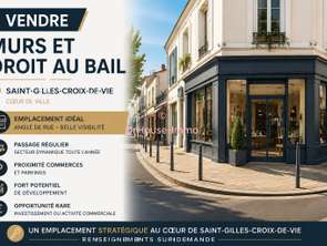 Vente Bureaux et commerces 53 m&sup2;Saint-Gilles-Croix-de-Vie