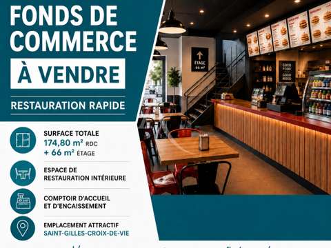 Bureaux et commerces Saint-Gilles-Croix-de-Vie 85