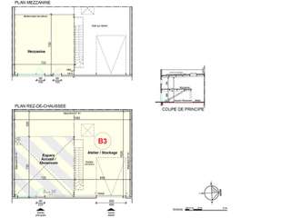 Bureaux et commerces 1 pièce