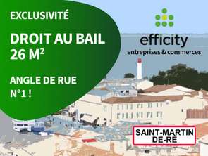 Vente Bureaux et commerces 26 m&sup2;Saint-Martin-de-Ré