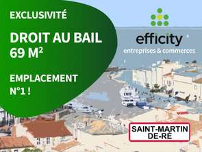 Vente Bureaux et commerces 69 m&sup2;Saint-Martin-de-Ré