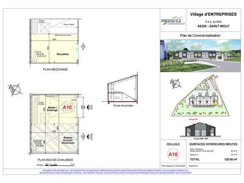 Bureaux et commerces 1 pièce Saint-Molf 44