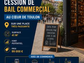 Vente Bureaux et commerces 41 m&sup2;Toulon