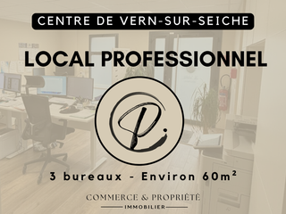 Bureaux et commerces 3 pièces