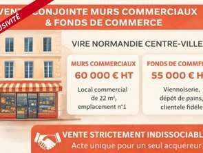 Vente Bureaux et commerces 25 m&sup2;Vire-Normandie