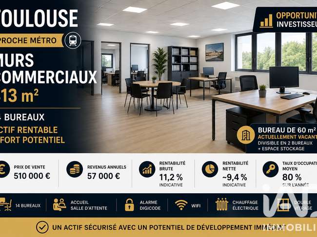 Divers ventes Toulouse 31 · 413 m² · 510 000 €