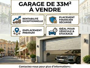 Vente Garage et parking 33 m&sup2;La Seyne-sur-Mer