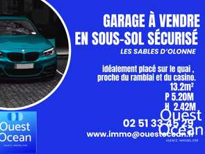 Vente Garage et parking 13 m&sup2;Les Sables-d'Olonne