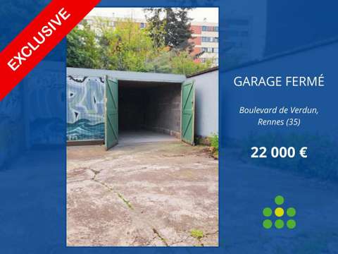 Vente garage et parking Rennes Bourg L'evêque 35