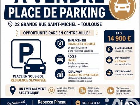 Vente garage et parking Toulouse 31