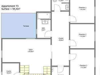 Immeuble 6 pièces