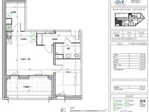 Vente Appartement 2 piècesSaint-Herblain Tillay-Garotterie