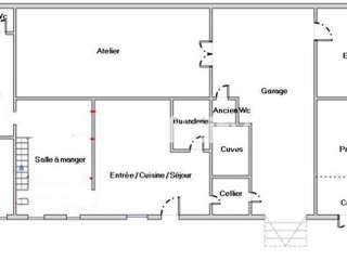 Longère et corps de ferme 5 pièces