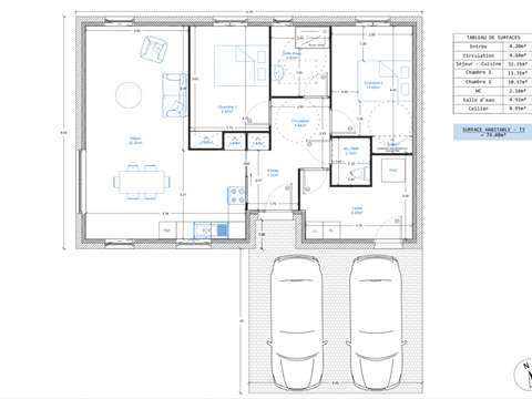 Vente maison 3 pièces