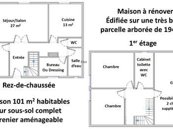 Vente maison 4 pièces Vente maison 4 pièces