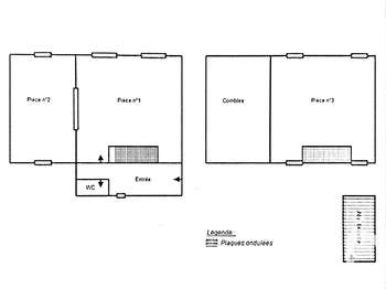 Vente maison 3 pièces