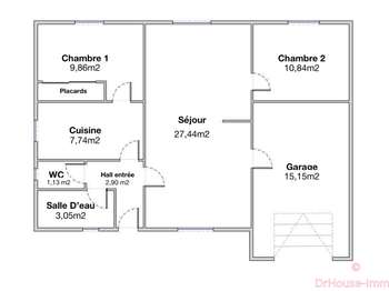 Vente maison 3 pièces Andernos-les-Bains 33