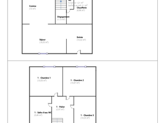 Vente maison 4 pièces