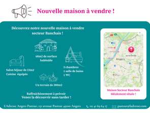 Vente Maison 3 chambresAngers Deux Croix Banchais