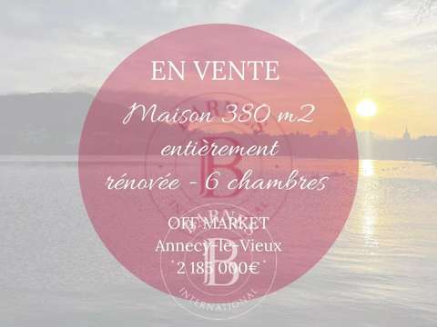 Vente maison 7 pièces Annecy-le-Vieux 74