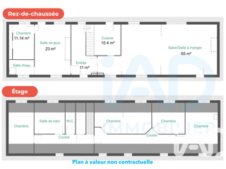 Vente maison 8 pièces