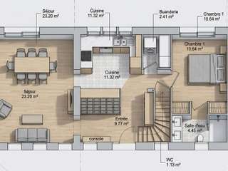 Vente maison 4 pièces