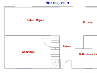Vente maison 3 pièces