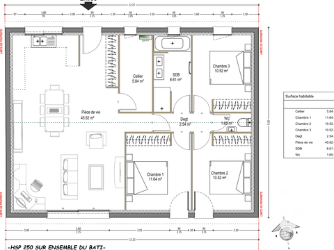 Vente maison 4 pièces