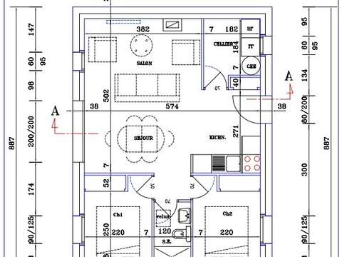 Vente maison 3 pièces