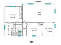 Vente maison 8 pièces