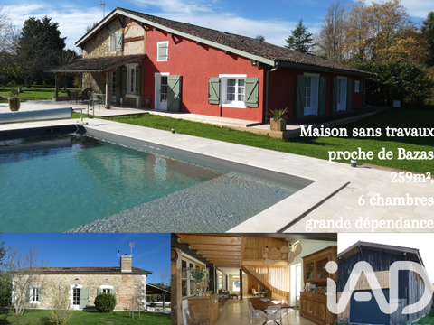 Vente maison 9 pièces Bazas 33