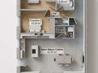 Vente maison 3 pièces Vente maison 3 pièces