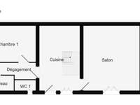 Vente maison 3 pièces