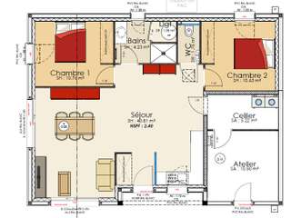 Vente maison 3 pièces