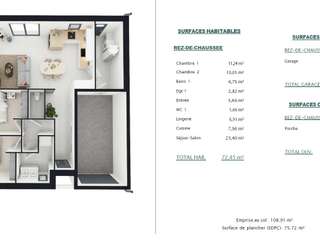 Vente maison 3 pièces