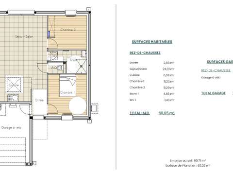 Vente maison 3 pièces