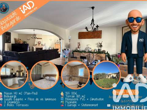 Vente maison 5 pièces Bellegarde 30