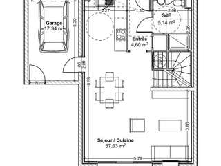 Vente maison 4 pièces
