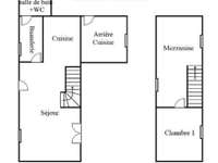 Vente maison 3 pièces