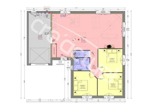 Vente maison 4 pièces