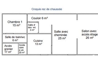 Vente maison 6 pièces