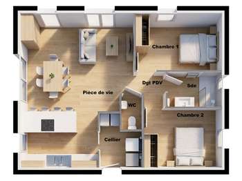 Vente maison 3 pièces Vente maison 3 pièces